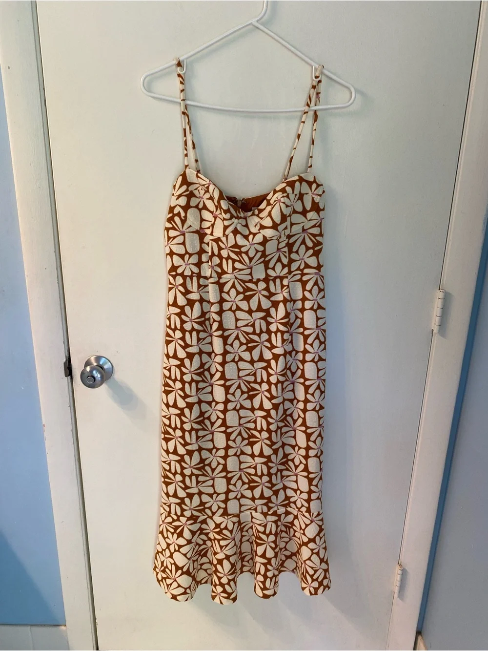 Anthropologie Hutch Jolie Midi Dress in Retro Floral Size M - Picture 2 of 10